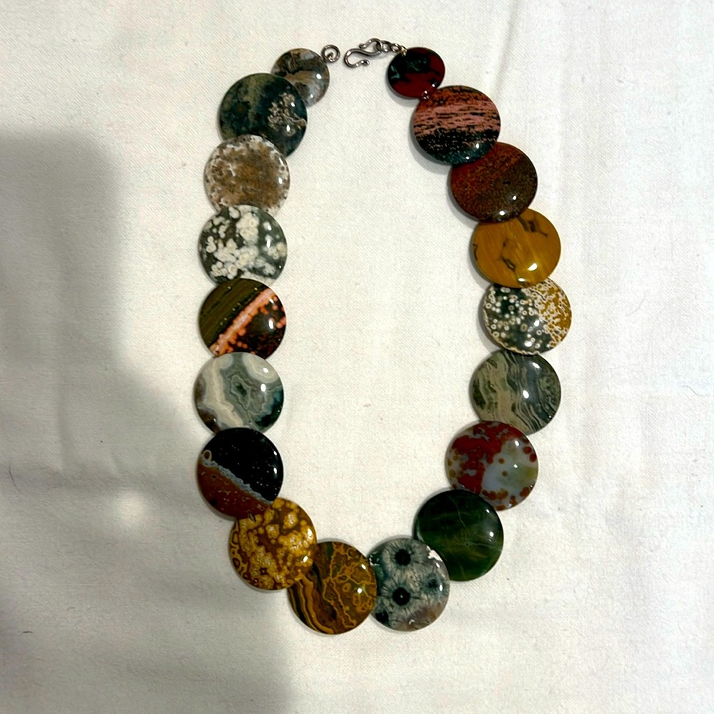 Necklace with Polished Stones